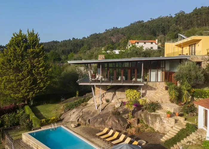 Host Wise - Luxurious House With Private Pool Amazing Views Vila Geraz do Lima